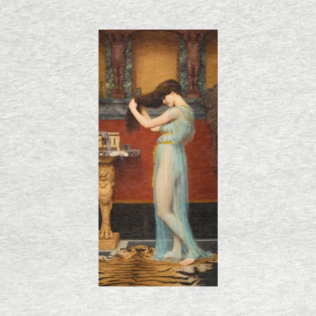 Preparing For The Bath by John William Godward by Classic Art Stall